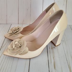 Kate Spade Pixanne Too Blush patent leather pointed toe high heels sz 7